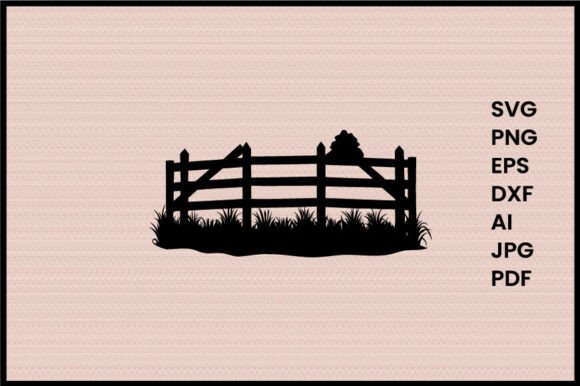 Farm Fence Illustration Silhouette Review